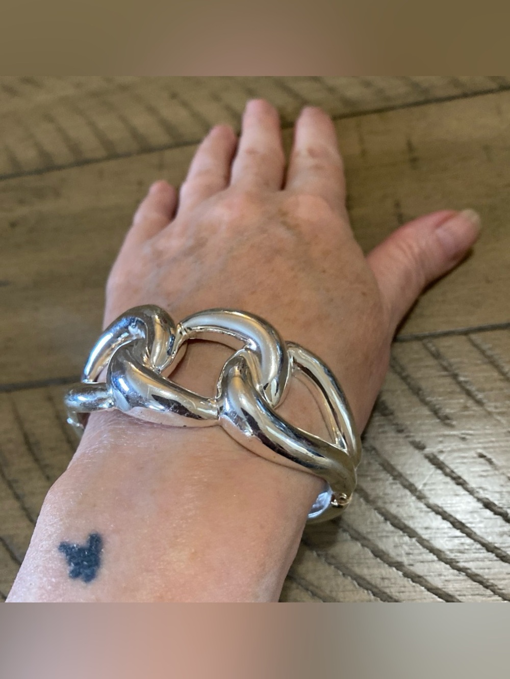 Silver Link Chain Bracelet - Women Jewelry